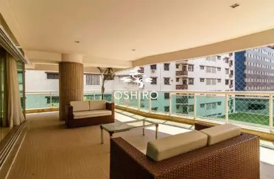 Apartamento de 4 suítes com vista para o mar e varanda gourmet no Gonzaga, Santos