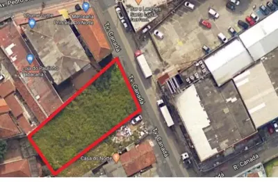 Terreno comercial para alugar na Travessa Canadá, Vila Paulista, Cubatão