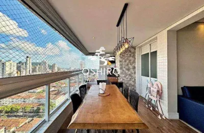 Apartamento à venda, 3 quartos, 3 suítes, 2 vagas, embaré - santos/sp