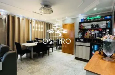 Apartamento à venda, 3 quartos, 1 suíte, 2 vagas, gonzaga - santos/sp