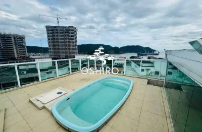 Cobertura triplex com piscina – 3 quartos (1 suíte) – a uma quadra da praia