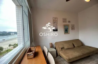 Apartamento locação 1 quarto - vista mar - josé menino -santos