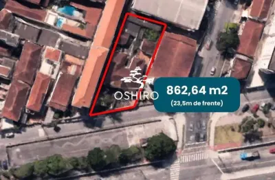 Terreno à venda na Rua Marquês de São Vicente, Campo Grande, Santos