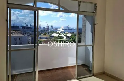 Apartamento com 2 quartos para alugar na Rua Liberdade, Embaré, Santos