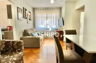 Apartamento no Embaré, prédio com elavador e 2 quartos vista livre