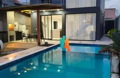 Sobrado com 3 dormitórios à venda, 140 m² por r$ 960.000,00 - massaguaçu - caraguatatuba/sp