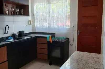 Sobrado com 2 dormitórios à venda, 58 m² por r$ 310.000,00 - balneário recanto do sol - caraguatatuba/sp