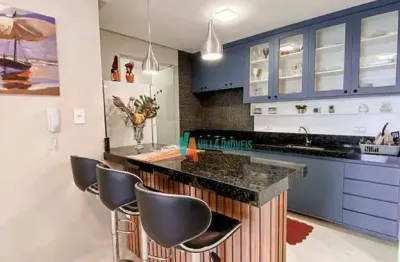 Apartamento com 2 dormitórios à venda, 76 m² por r$ 729.000 - indaiá - caraguatatuba/sp