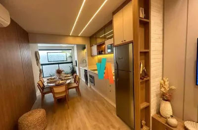 Apartamento com 2 suíte + lavabo à venda, 69 m² por r$ 500.000 - porto novo - caraguatatuba/sp