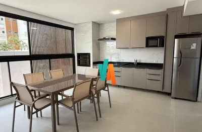 Apartamento com 1 dormitório para alugar, 65 m² por R$ 4.370,00/mês - Praia Aruan - Caraguatatuba/SP
