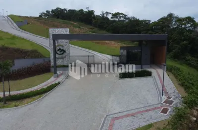 Terreno em condomínio fechado à venda no centro, guabiruba , 612 m2 por r$ 690.000