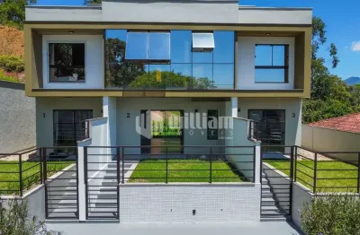 Casa em condomínio fechado com 3 quartos à venda no são pedro, brusque , 74 m2 por r$ 485.000