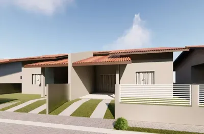 Casa em condomínio fechado com 2 quartos à venda no são pedro, guabiruba , 70 m2 por r$ 410.000