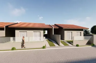 Casa em condomínio fechado com 2 quartos à venda no são pedro, guabiruba , 69 m2 por r$ 410.000