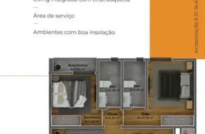 Apartamento com 2 quartos à venda no santa terezinha, brusque , 63 m2 por r$ 498.987