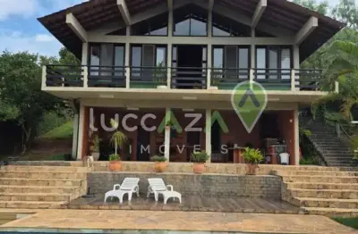 Casa de alto padrão em condomínio de chácara em jacareí-sp, condomínio lagoinha: 3 quartos, 2 suítes, 3 salas, 4 banheiros, 5 vagas, 350,00 m².