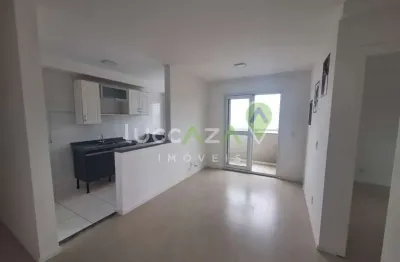 Apartamento para locação no jardim santa maria, jacareí-sp: 2 quartos, 2 salas, 1 banheiro, 1 vaga - 57m²!