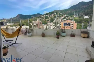 Cobertura com 2 quartos à venda na rua conde de bonfim, tijuca, rio de janeiro, 148 m2 por r$ 820.000
