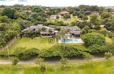 Chácara com 5 dormitórios à venda, 5480 m² por r$ 7.800.000,00 - lagos de shanadu - indaiatuba/sp