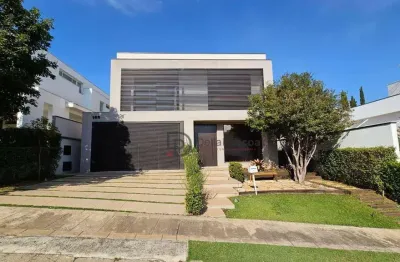 Sobrado com 5 dormitórios à venda, 388 m² por r$ 4.300.000,00 - condomínio jardim paradiso - indaiatuba/sp