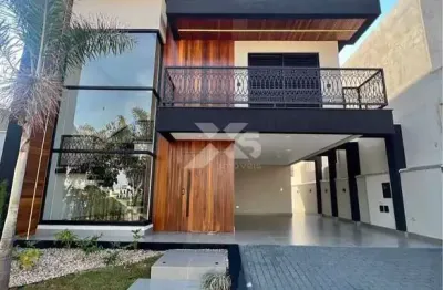 Tauá - araçari - sobrado com 4 suítes e 193m² de construção à venda no condomínio araçari, em londrina