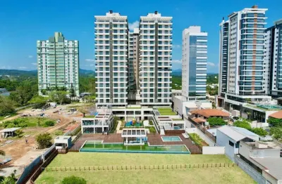 Apartamento de luxo à venda no upside home club, piçarras. 4 quartos, vista deslumbrante do mar (11º andar) e 2 vagas. condomínio pé na areia com lazer completo.