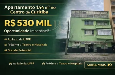 Apartamento Amplo no Centro de Curitiba – 144m² | Próximo à Reitoria da UFPR
