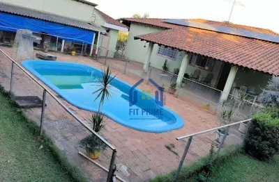 Chácara com 3 dormitórios à venda, 2500 m² por r$ 800.000,00 - estância pica-pau-amarelo (zona rural) - são josé do rio preto/sp