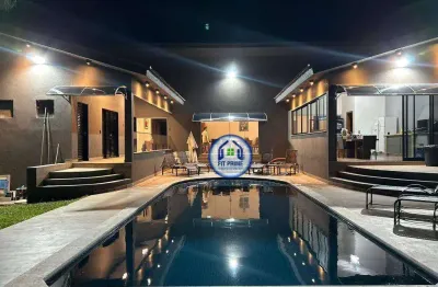 Rancho com 3 dormitórios à venda, 250 m² por r$ 2.200.000,00 - enseada azul ii - fronteira/mg