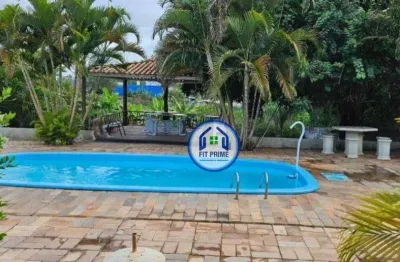 Chácara com 4 dormitórios à venda, 5000 m² por r$ 900.000 - estância jóckei club - são josé do rio preto/sp