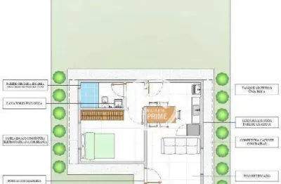Casa com 1 dormitório à venda, 37 m² por r$ 148.400,00 - jardim do bosque - potirendaba/sp