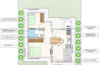Casa com 2 dormitórios à venda, 44 m² por r$ 159.400,00 - jardim do bosque - potirendaba/sp