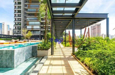 O parque cobertura com 4 suítes à venda, 410 m² por r$ 8.995.000 - brooklin - são paulo/jardim das acácias