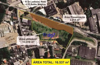Terreno à venda, 16537 m² por r$ 14.890.000,00 - cotia - cotia/sp