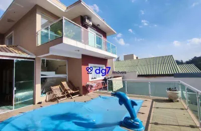 Sobrado com 3 dormitórios à venda, 211 m² - parque rincão - cotia/sp