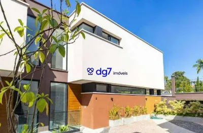 Casa moderna em condomínio privativo com 4 suítes, 541 m² - jardim cordeiro