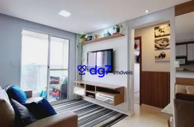 Apartamento mobiliado com varanda gourmet na granja viana!