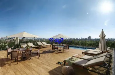 Studio premium de 22 m² com lazer completo no Jardim Guedala!