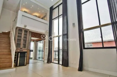 Duplex moderno com pé-direito duplo, 3 suítes e vista panorâmica – Panamby!