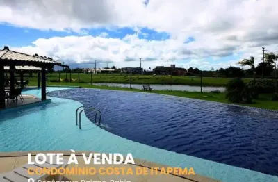 Terreno em condomínio fechado à venda na cond.costa de itapema, costa azul, salvador por r$ 139.000