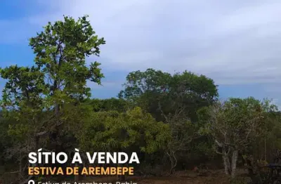Chácara / sítio à venda na estiva de arembepe, arembepe (abrantes), camaçari por r$ 180.000