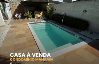 Casa em condomínio fechado com 4 quartos à venda na rua dos laços, boa união, camaçari por r$ 900.000