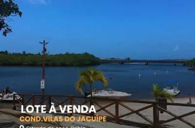 Terreno em condomínio fechado à venda na cond.vilas do jacuípe, barra do jacuípe, camaçari por r$ 460.000