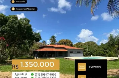 Chácara / sítio com 5 quartos à venda na avenida subaúma, cajazeira de abrantes, camaçari, 70000 m2 por r$ 1.350.000