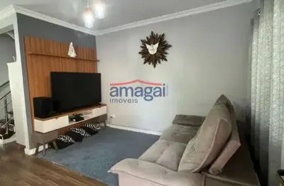 Casa em condomínio fechado com 3 quartos à venda no jardim das indústrias, jacareí  por r$ 570.000