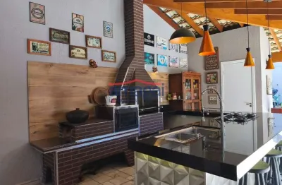 Casa em condomínio fechado com 3 quartos à venda no loteamento villa branca, jacareí  por r$ 1.385.000