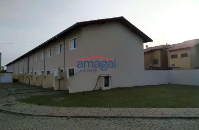 Casa em condomínio fechado com 2 quartos à venda no jardim jacinto, jacareí  por r$ 288.000