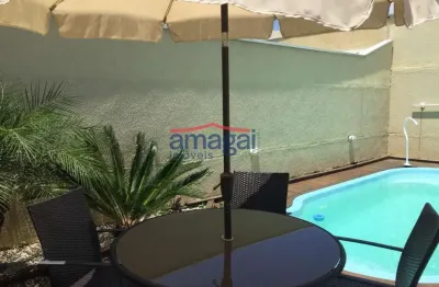 Casa em condomínio fechado com 3 quartos à venda no loteamento villa branca, jacareí  por r$ 1.100.000