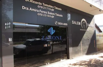 Sala comercial para alugar na avenida centenário, 631, vila christino, maringá, 155 m2 por r$ 4.800