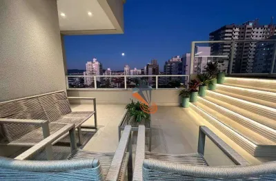 Cobertura com 3 dormitórios à venda, 215 m² por r$ 3.149.900,00 - barreiros - são josé/sc